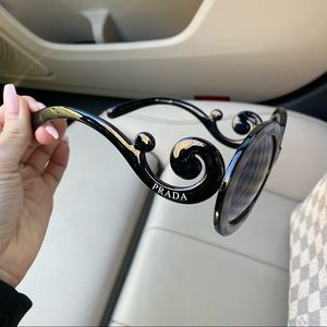 Prada Round Baroque Sunglasses